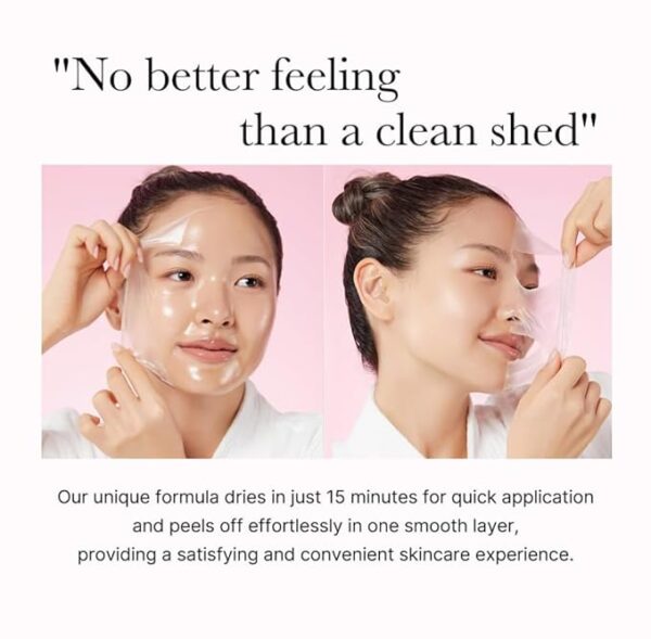 medicube Collagen Overnight Wrapping Peel Off Facial Mask Pack - Elasticity & Hydration Care, - Image 3